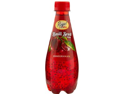 Pomegranate Basil Seed Drink
