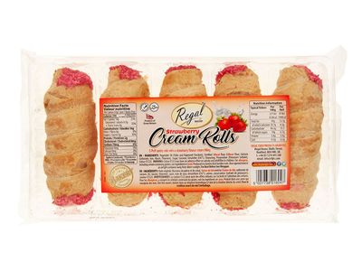 Strawberry Cream Rolls