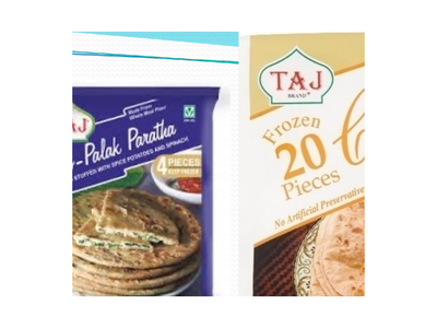 Taj Aloo-Palak Paratha