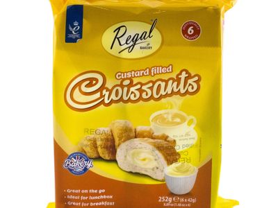 Custard Filled Croissants