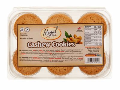 Egg Free Cashew Cookies
