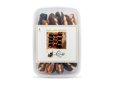 تمر المدينة باللوز