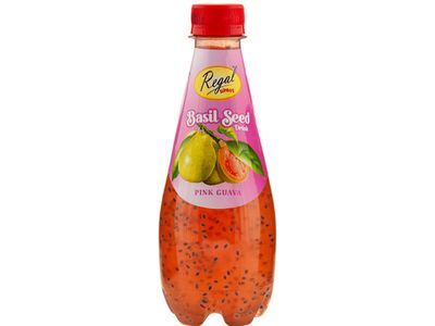 Pink Guava Basil Seed Drink